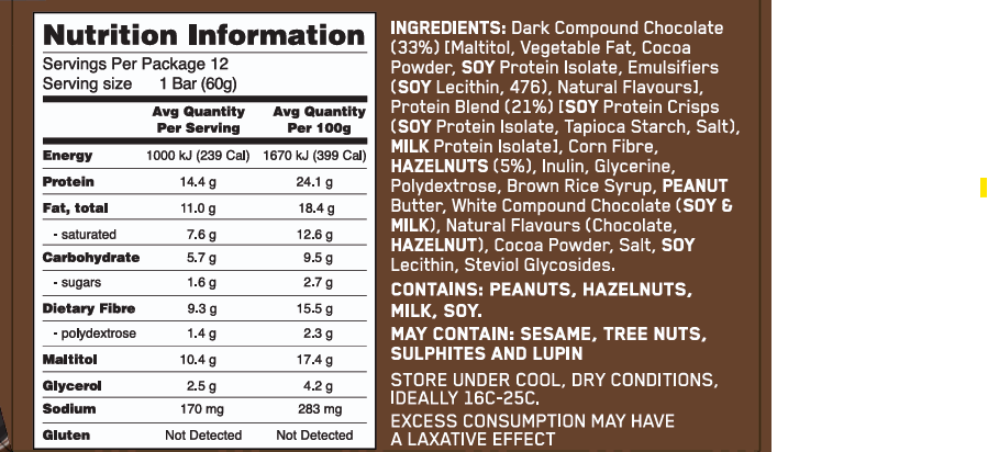 Nutritional Information