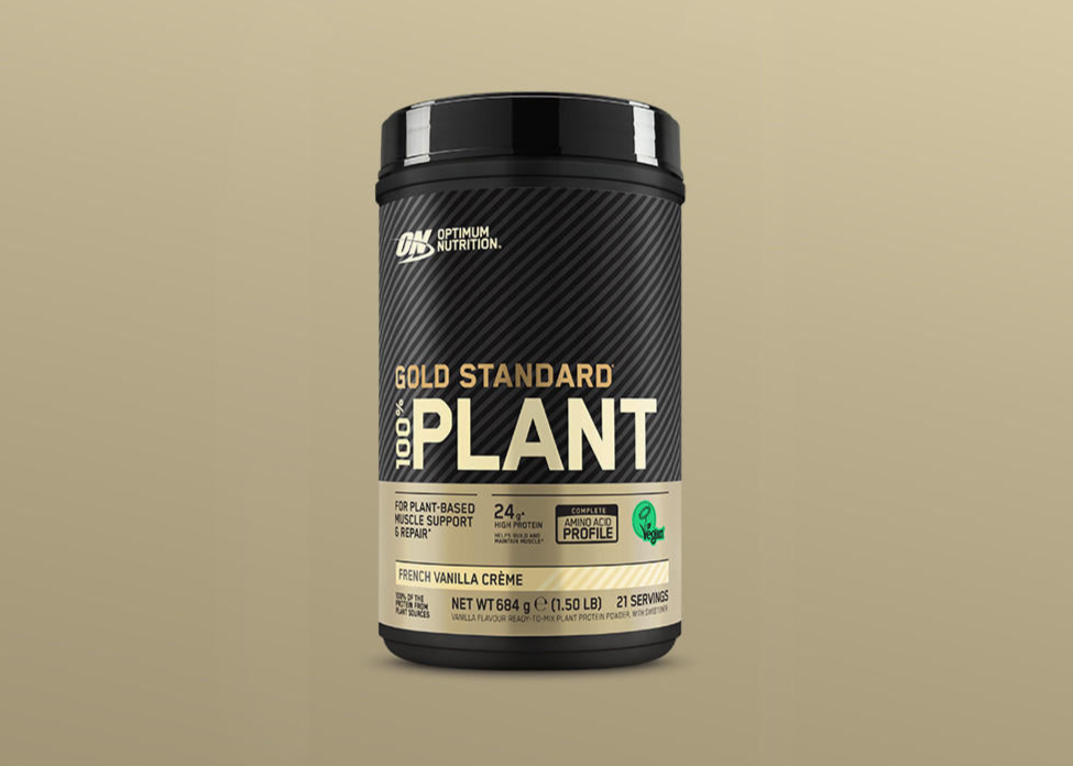 Optimum Nutrition Gold Standard 100% Plant protein powder, French Vanilla Crème, 684g container