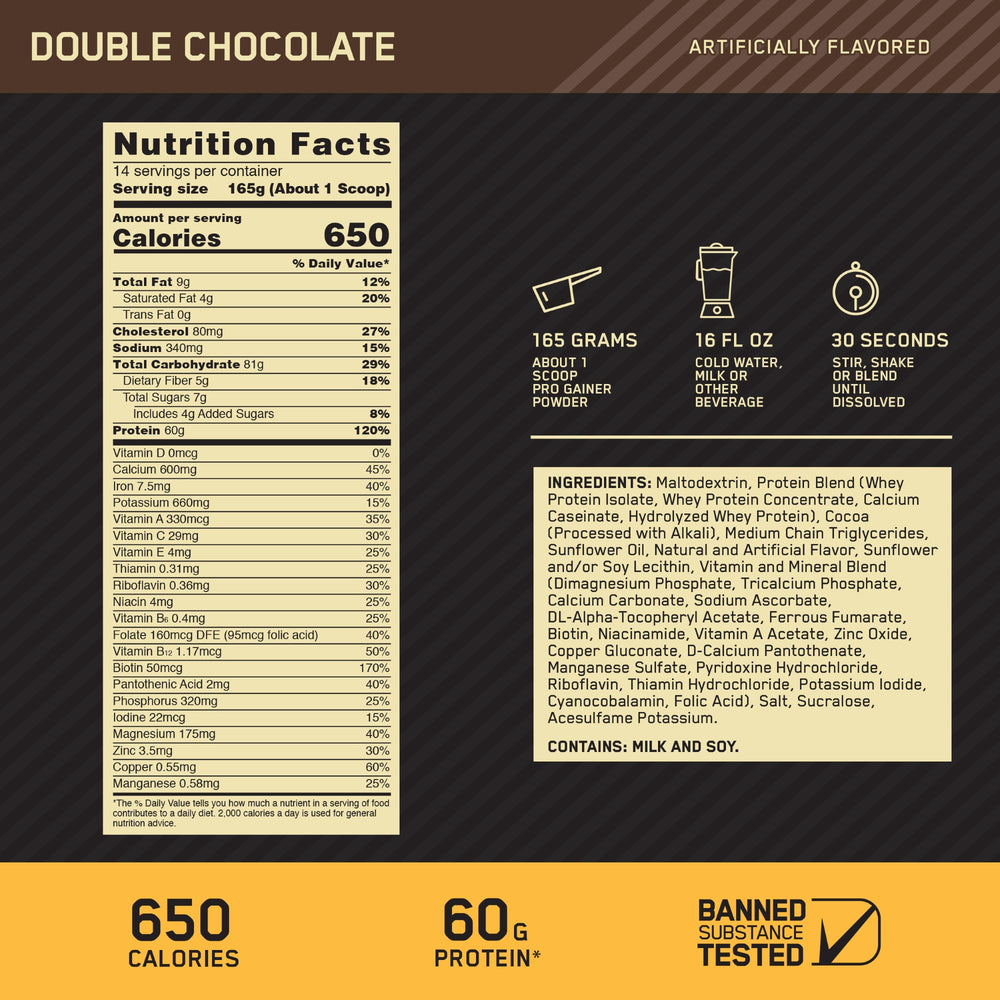 Nutritional Information