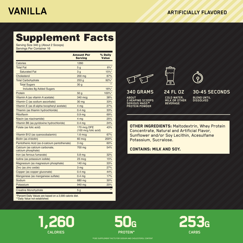 Nutritional Information