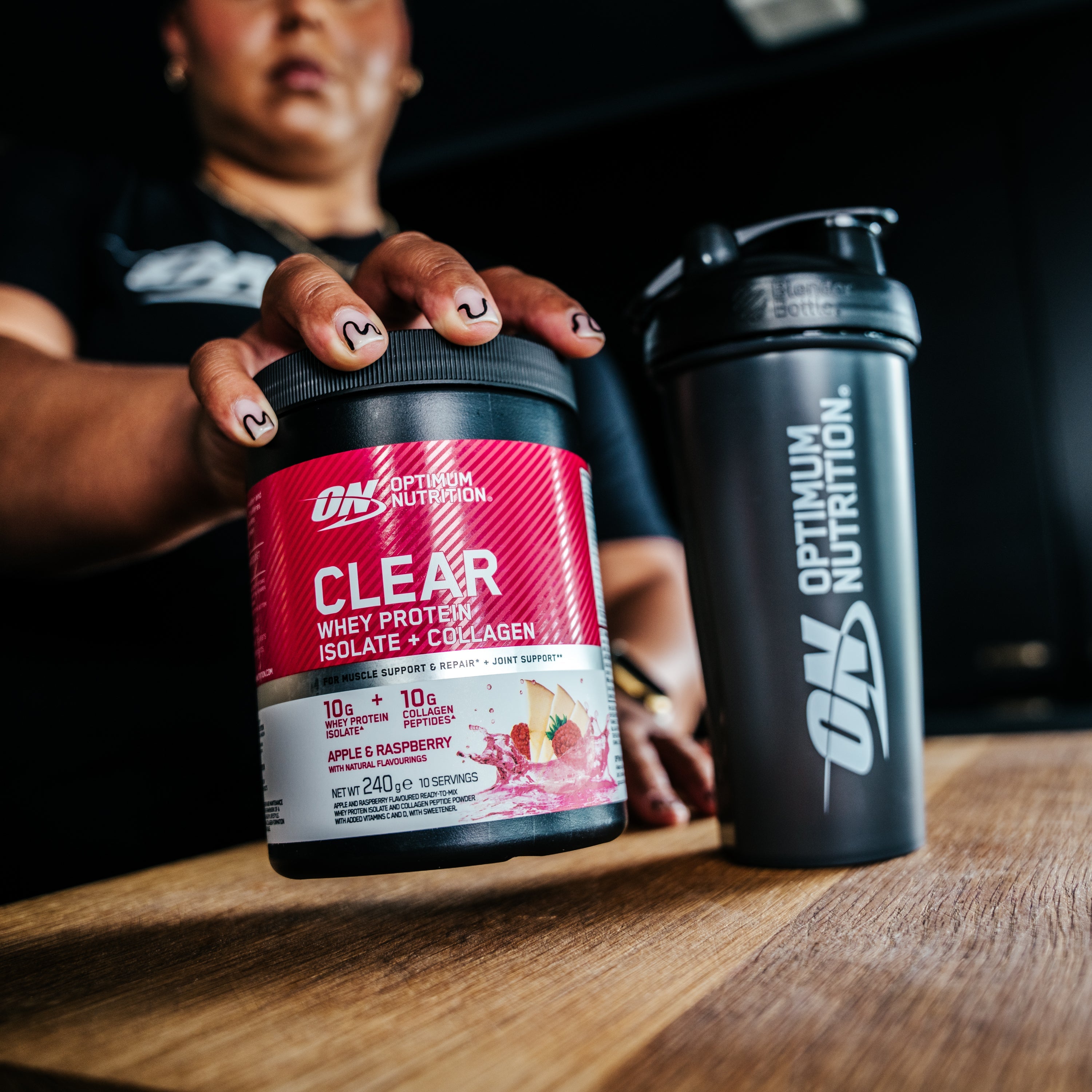 Clear Whey Protein Isolate + Collagen Powder - 240g (10 Servings)