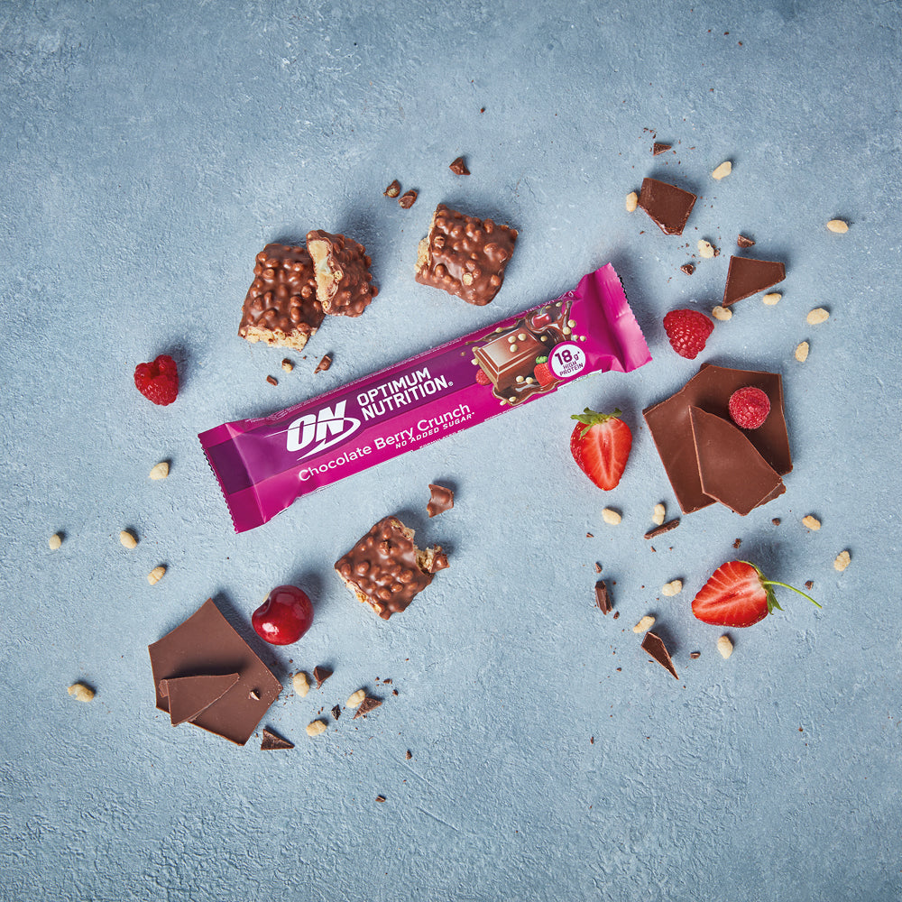 Chocolate Berry Crunch Protein Bar - 18g high protein