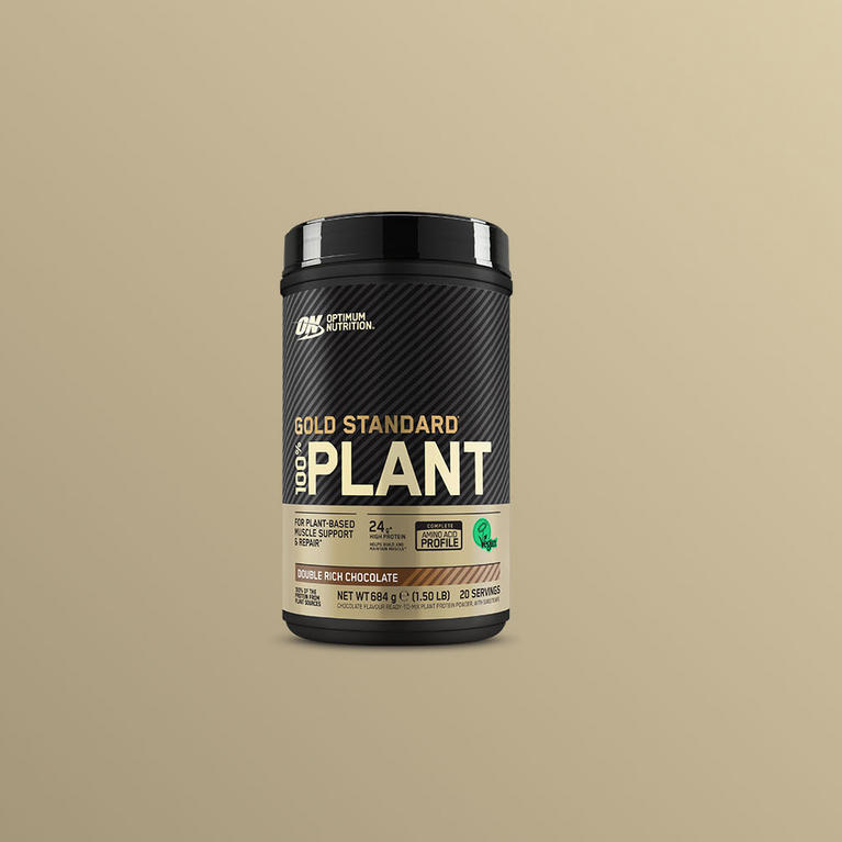 Optimum Nutrition Gold Standard 100% Plant Protein, 684g container, Double Rich Chocolate flavor