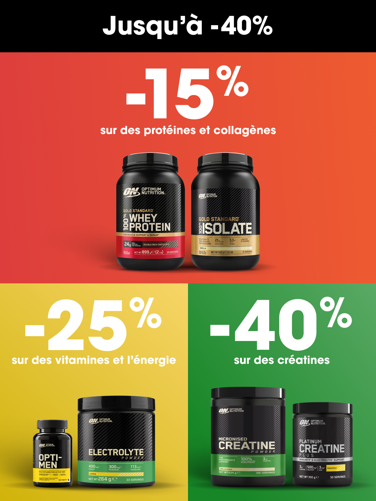 Offres | Optimum Nutrition FR