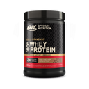 Optimum Nutrition Gold Standard 100% Whey Protein powder tub in Iced Cafe Latte flavor, 3 lbs container, on a white background.
