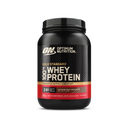 Optimum Nutrition Gold Standard 100% Whey Protein powder tub in Extreme Milk Chocolate flavor, 3 lb container on a white background.