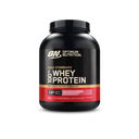 Optimum Nutrition Gold Standard 100% Whey Protein powder tub in Delicious Strawberry flavor, 3520 g, on a white background.