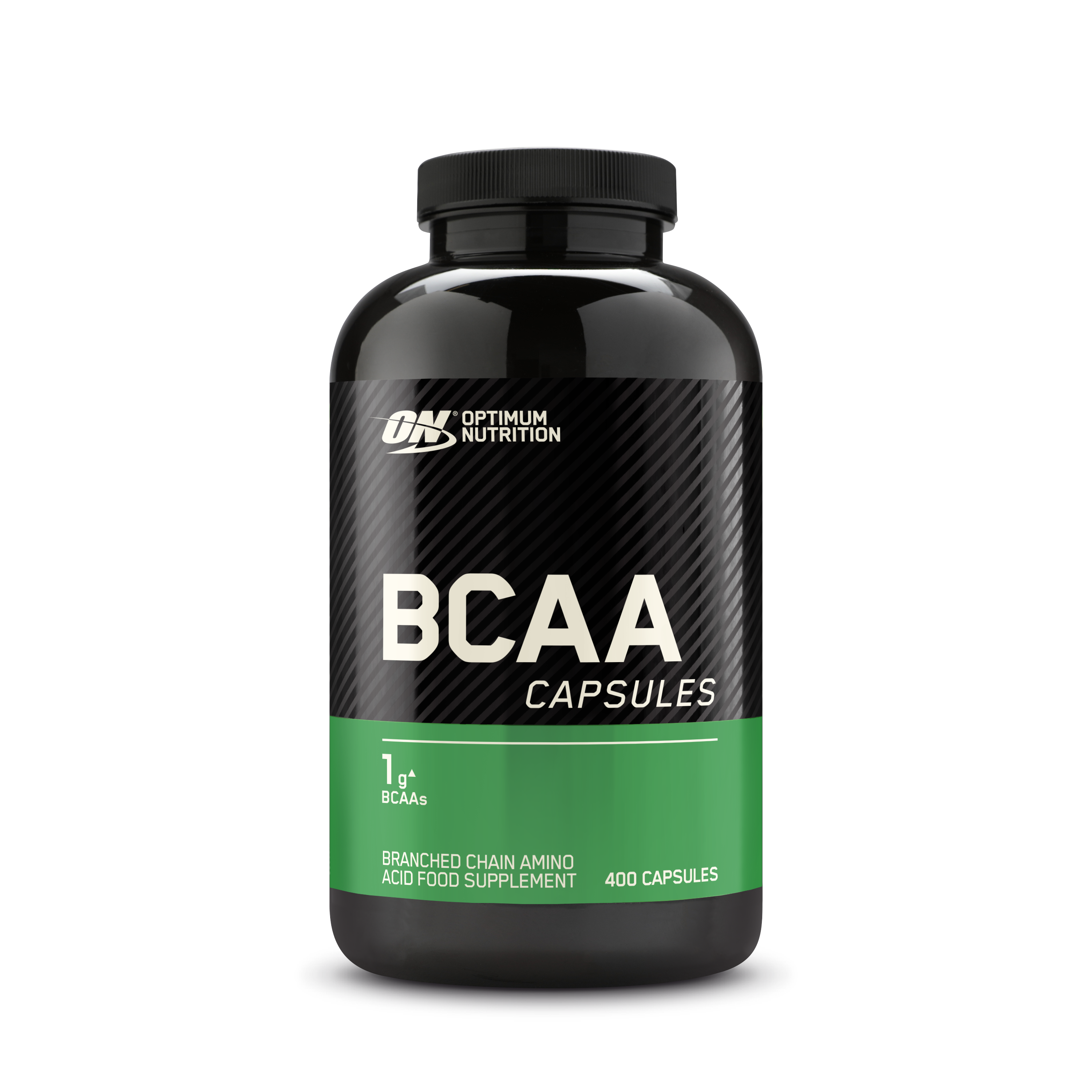 Optimum Nutrition BCAA capsules, 400-count bottle, branched-chain amino acid supplement