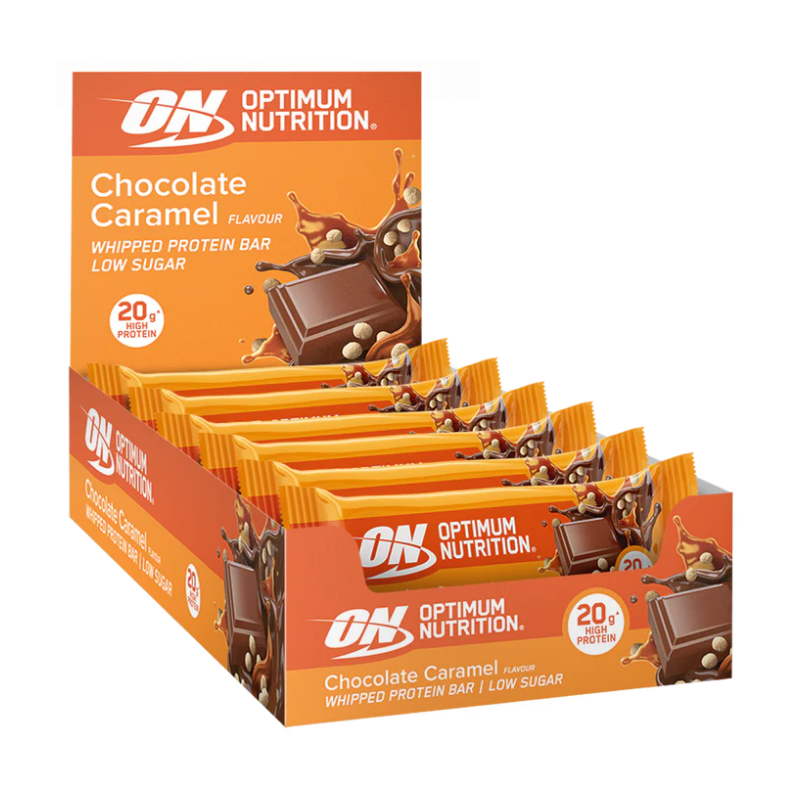 Chocolate Caramel Whipped Protein Bar high protein