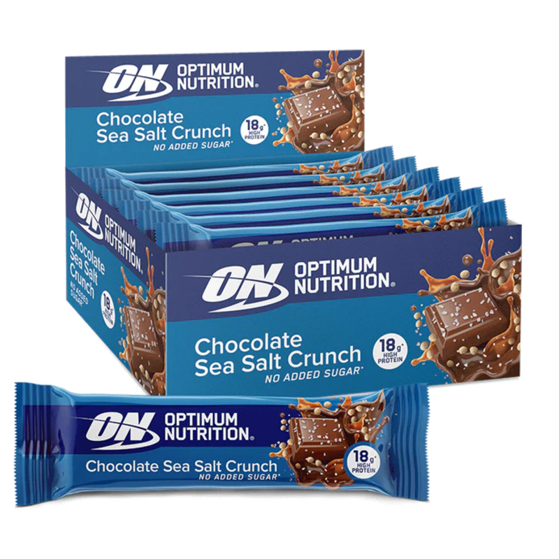 Chocolate Sea Salt Crunch Protein Bar high protein