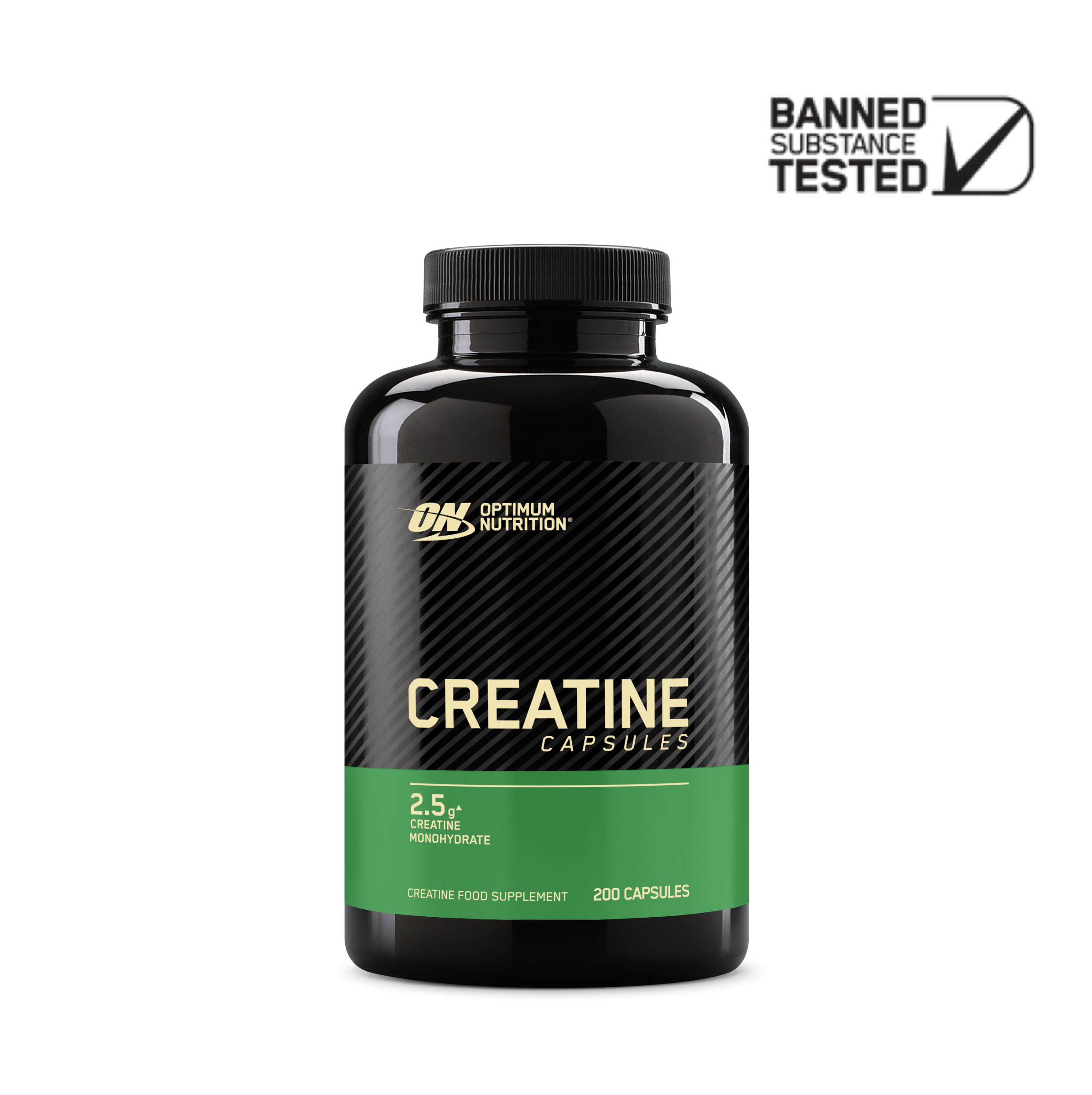 Creatine Capsules Elite Series - 200 capsules (100 Servings)