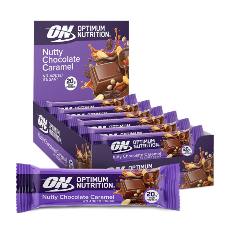 Nutty Chocolate Caramel Protein Bar - 20g high protein