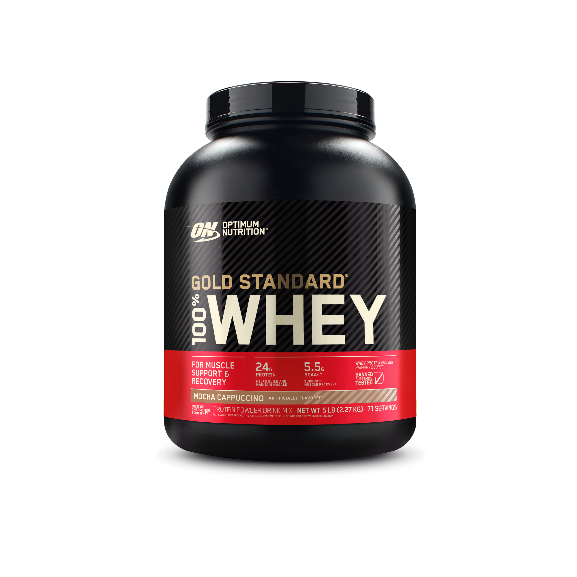 Optimum Nutrition Gold Standard 100% Whey Protein, 1.5 lb container, Fruity Cereal flavor, for muscle support and recovery