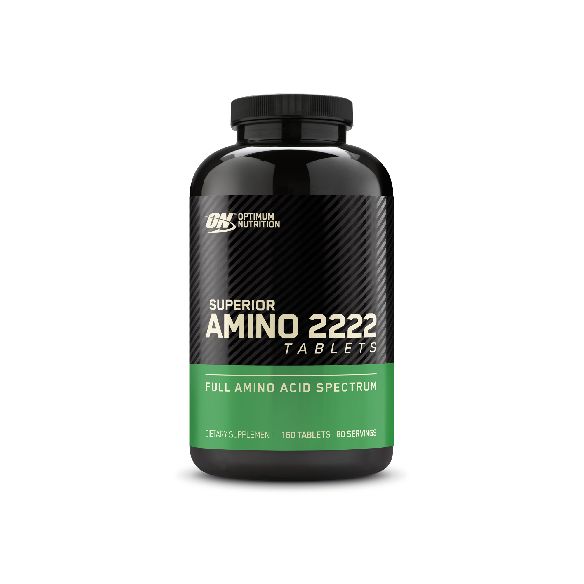 Optimum Nutrition Superior Amino 2222 tablets, 160-count bottle, full amino acid spectrum