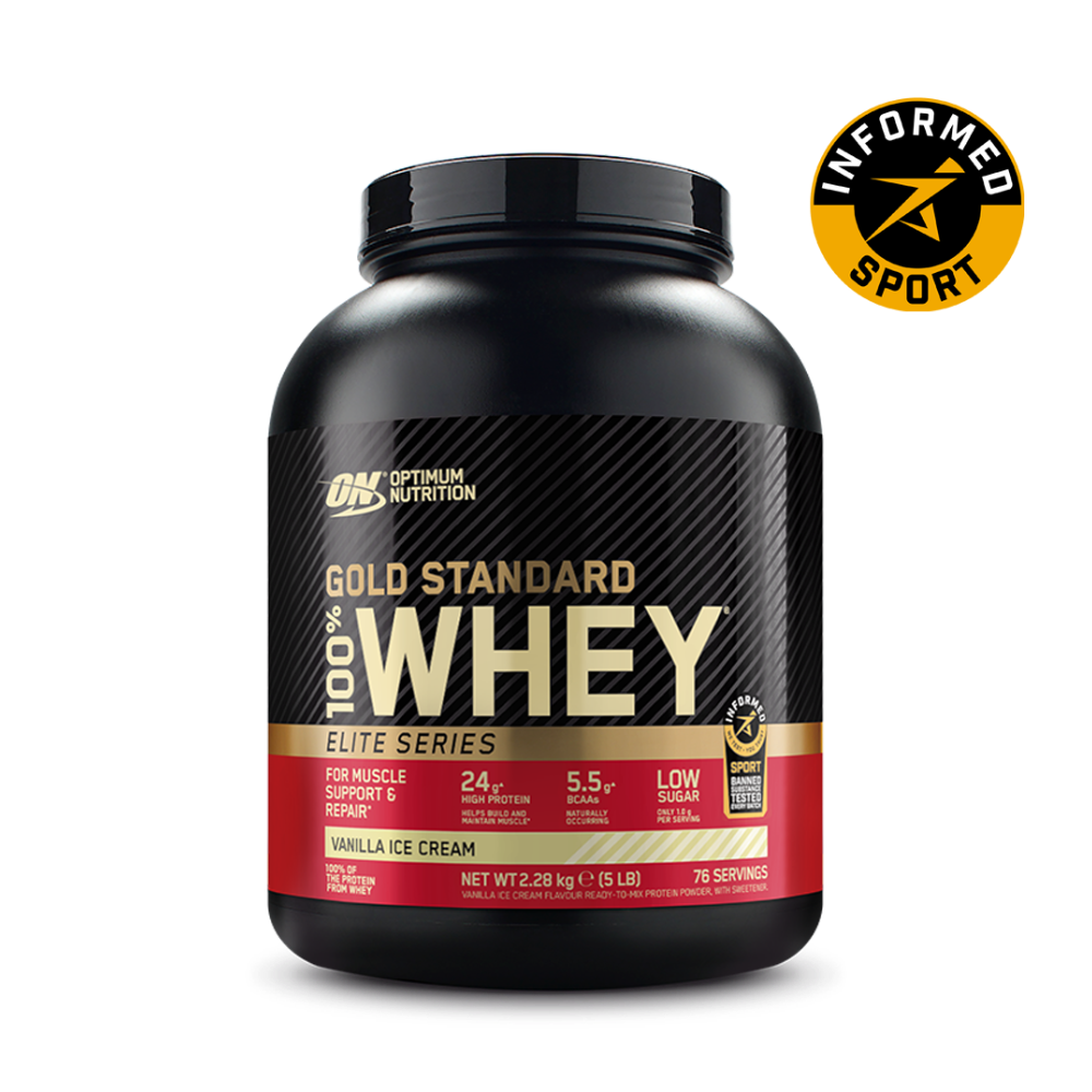 Gold Standard 100% Whey Protein Powder - Elite Series