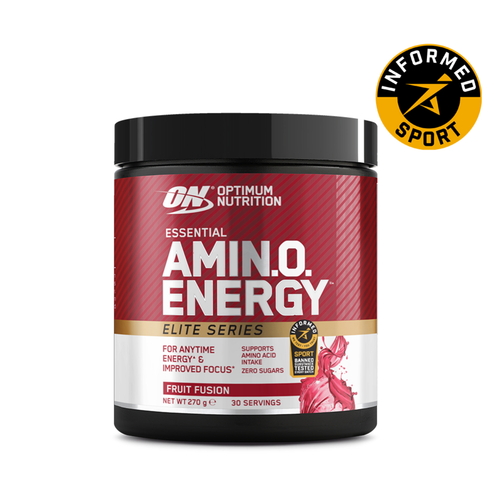 Essential AMIN.O. Energy Powder - Elite Series - Fruit Fusion - 270g (30 Portions)