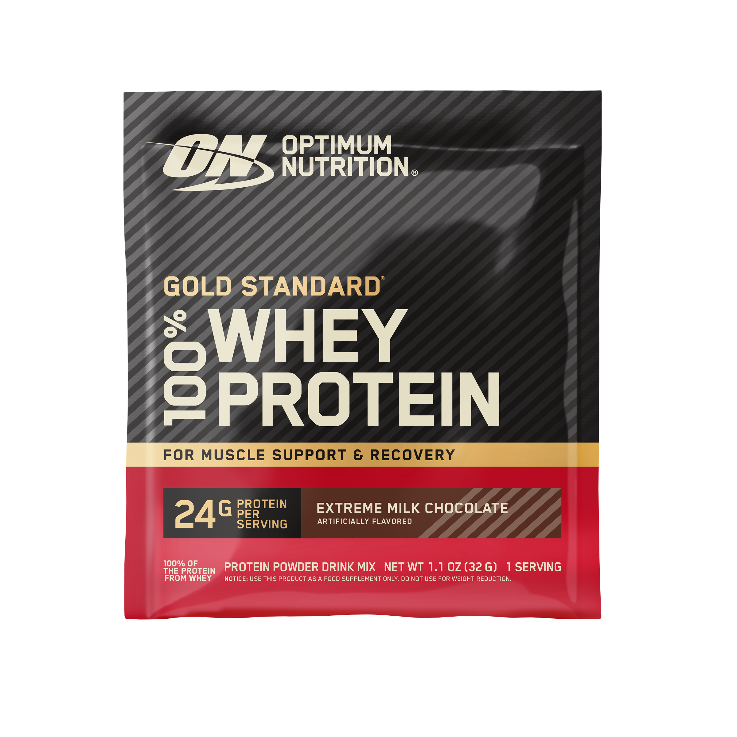 Optimum Nutrition Gold Standard 100% Isolate, 1 Packet Serving, Cinnamon Roll flavor, whey protein isolate powder