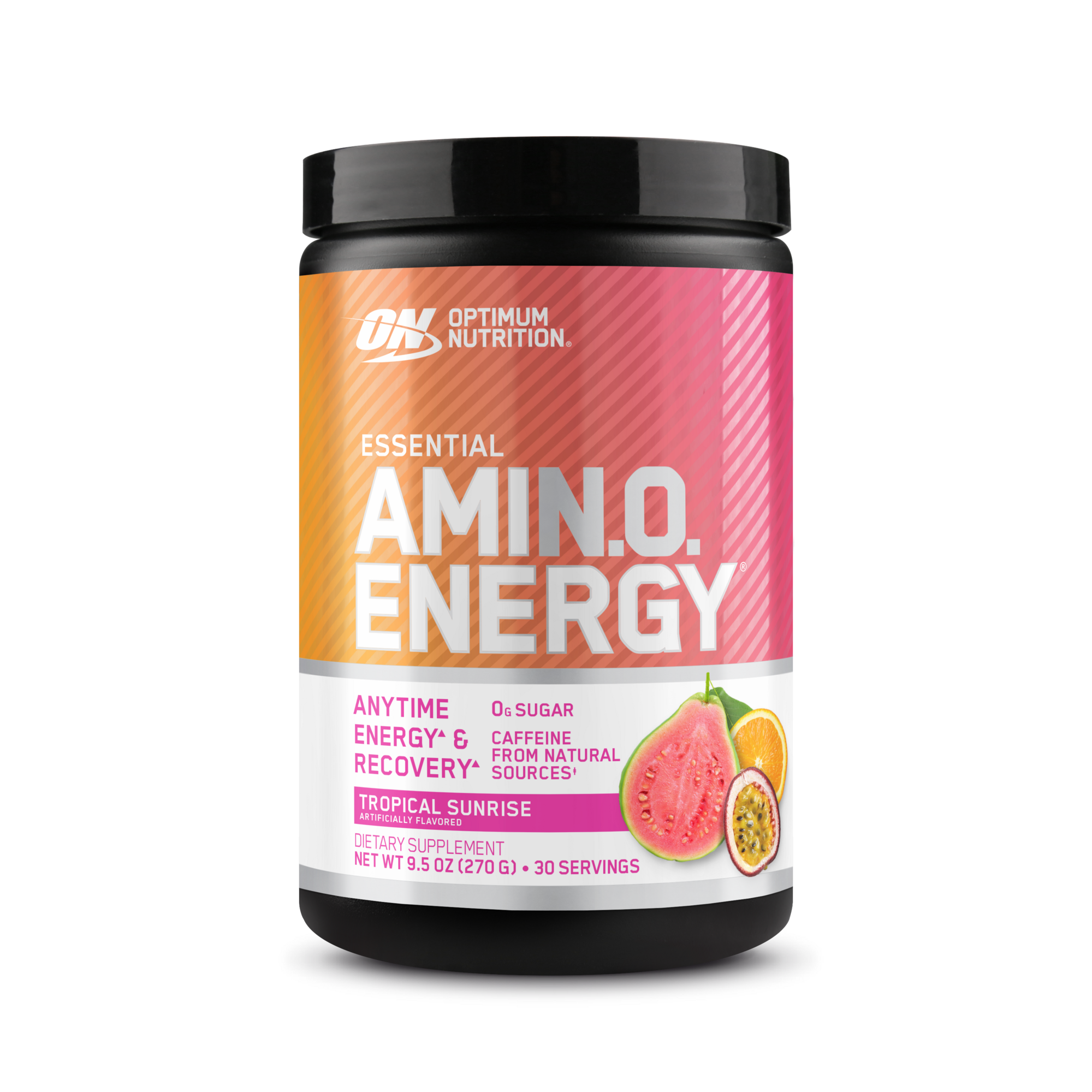 Optimum Nutrition Essential Amino Energy pre-workout, 1.29 lb container, Fruit Fusion flavor, dietary supplement, supports energy and recovery