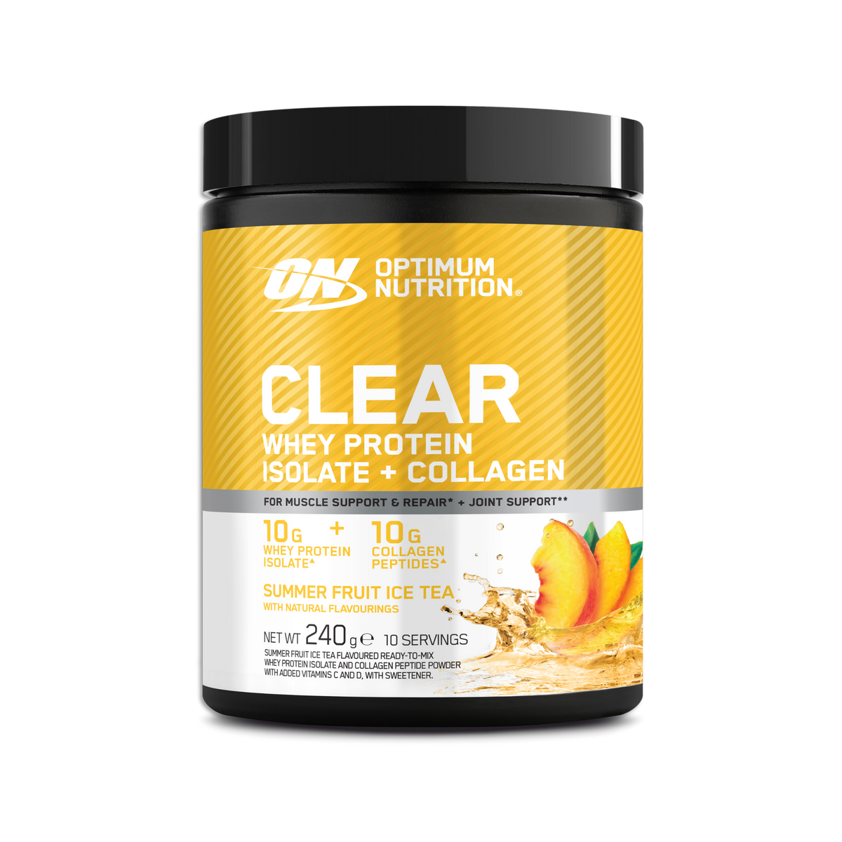 Clear Whey Protein Isolate + Collagen Powder
