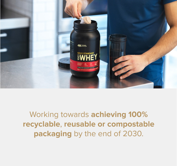 Optimum Nutrition Gold Standard 100% Whey Protein, 2.73 kg container, for post-workout nutrition and muscle building