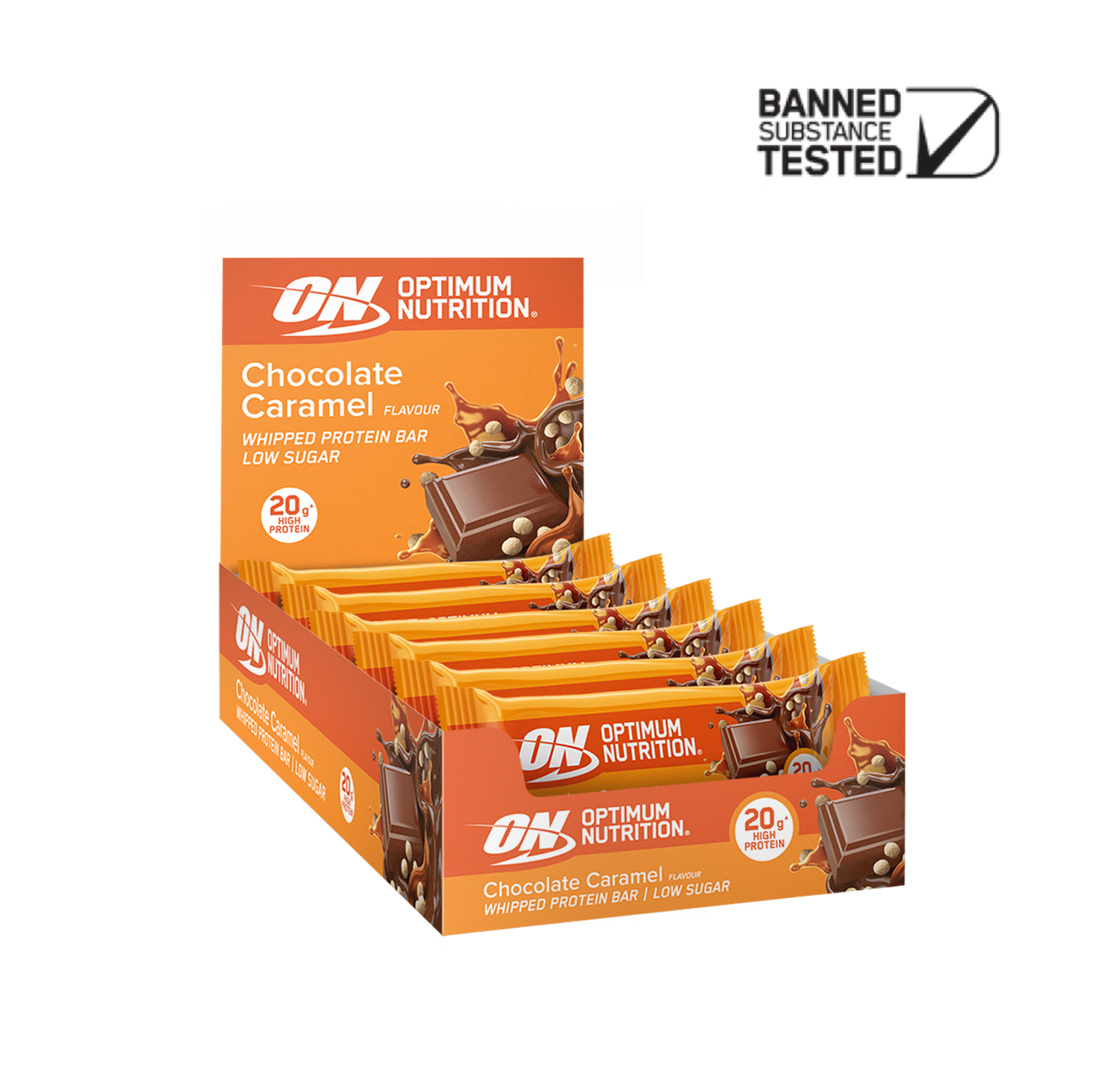 Chocolate Caramel Whipped Protein Bar Elite Series high protein