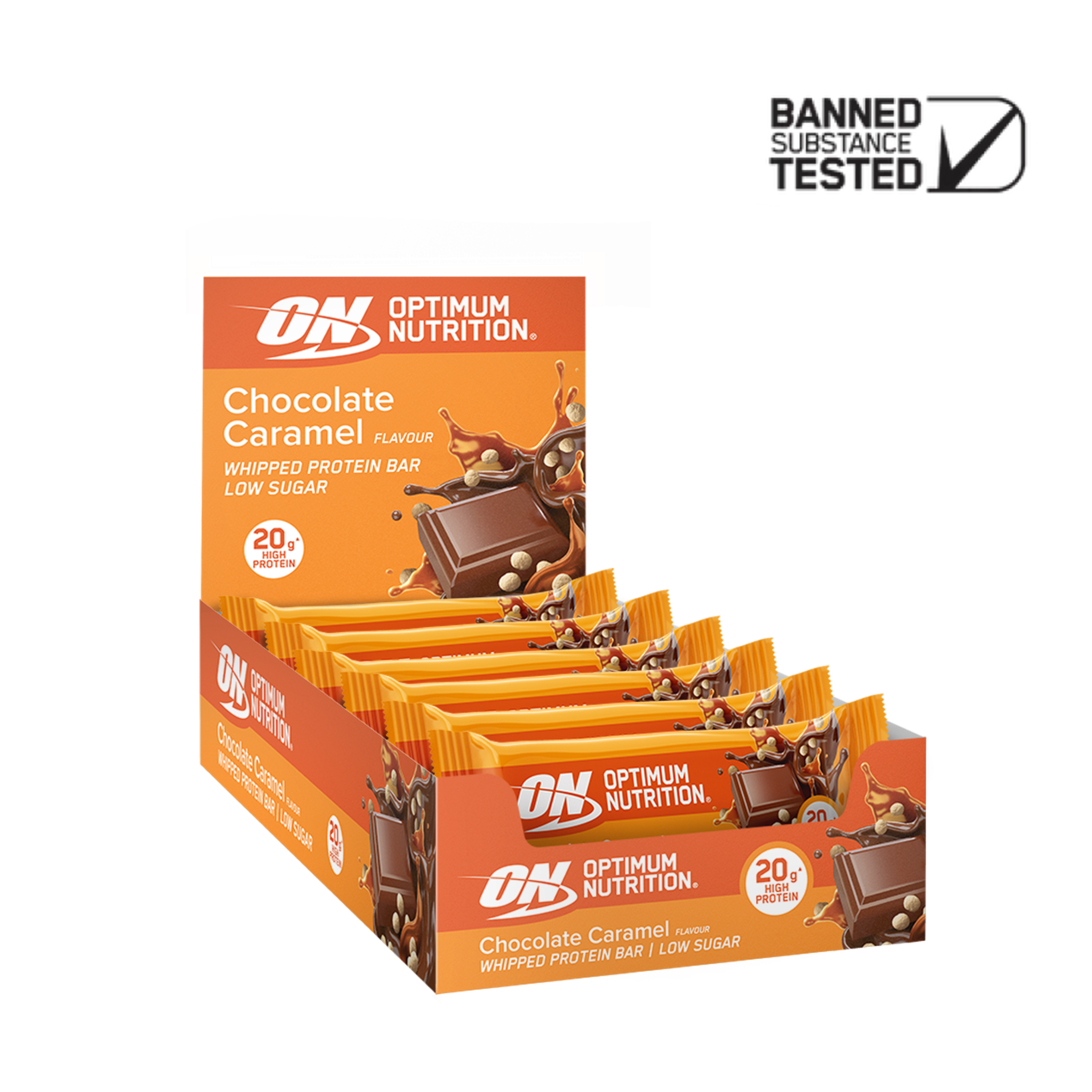 Chocolate Caramel Whipped Protein Bar - Elite Series - 20g high protein