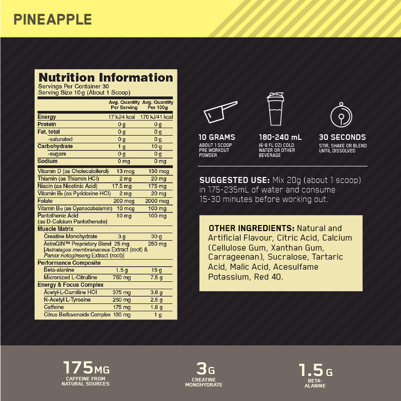 Nutritional Information