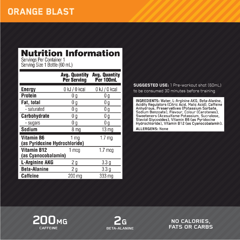 Nutritional Information