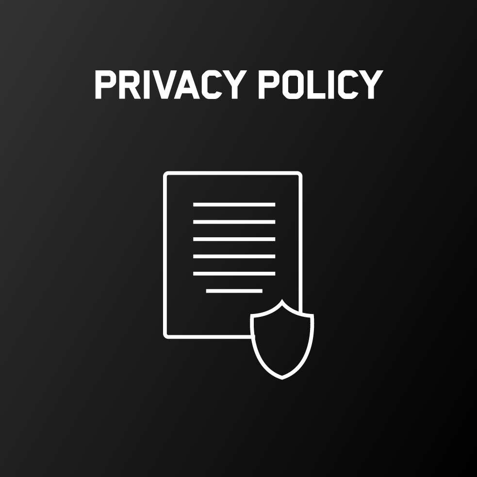 Privacy policy icon with document and shield symbol