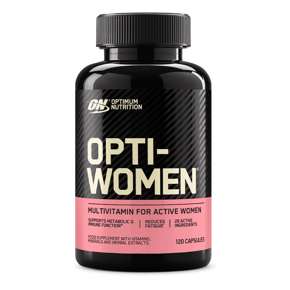 Optimum Nutrition Opti-Women multivitamin supplement, 120 capsules, supports metabolic and immune function