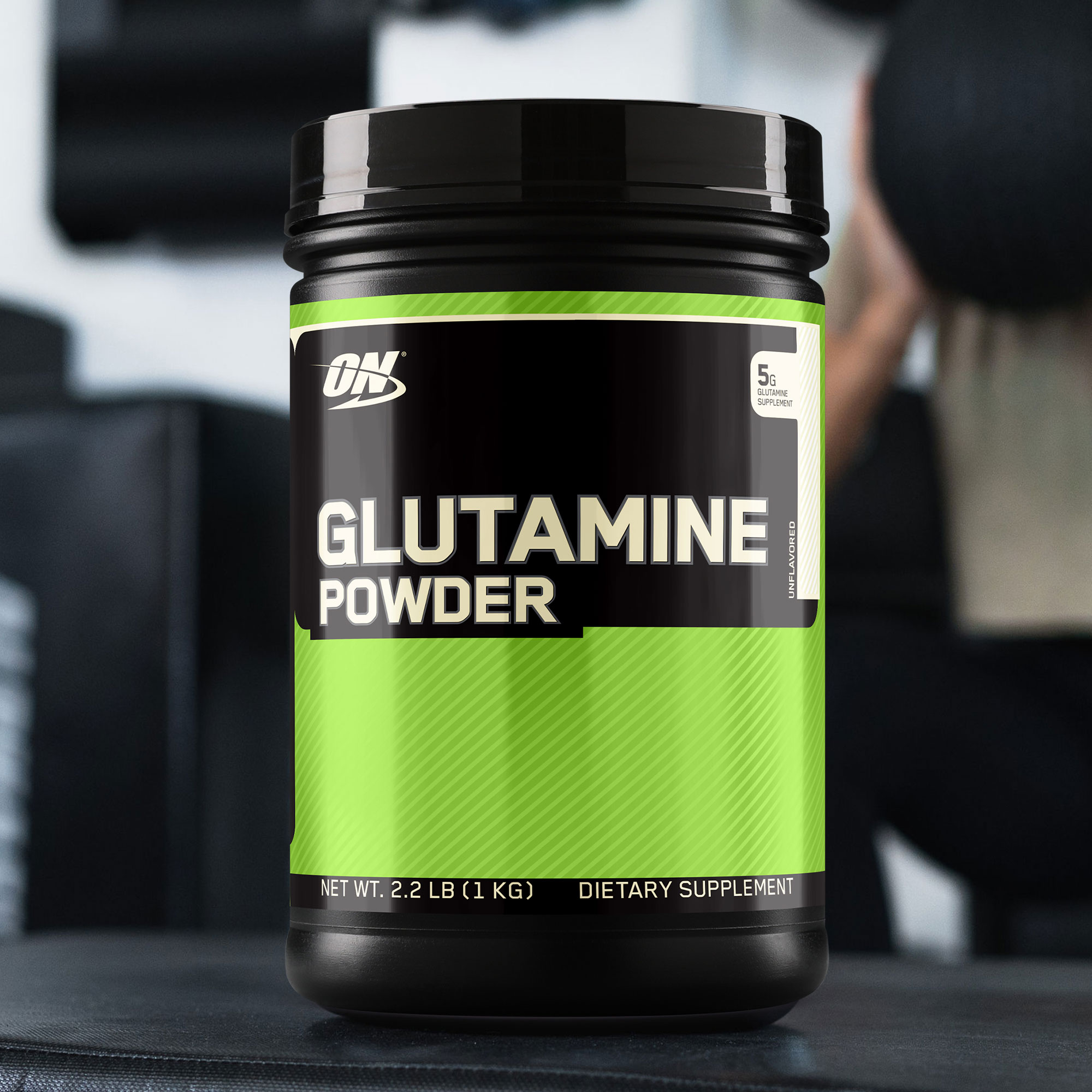 tub of optimum nutrition glutamine powder